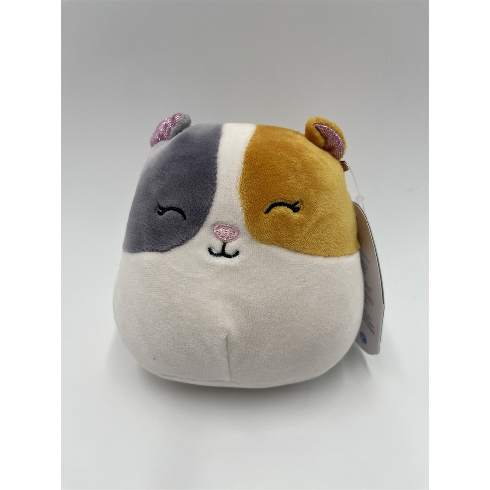 Squishmallow 5" Pax Hamster Soft Colorful Sparkle Ear Pet Plush NWT #016‎
